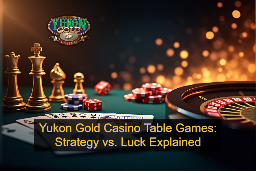 Yukon Gold Casino Table Games_ Strategy vs. Luck Explained